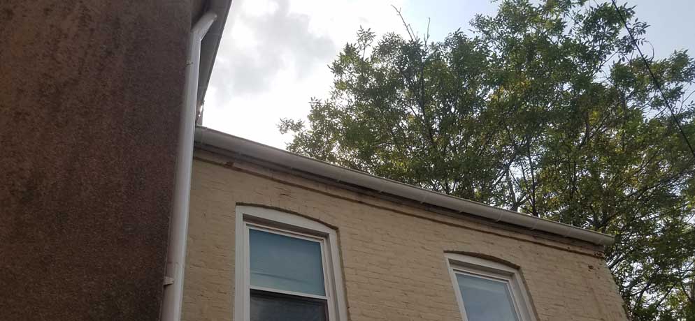 Installing Half Round Gutter in Lancaser, PA